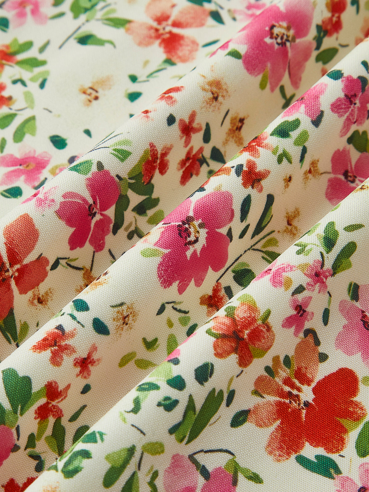 Marisol – Florales Cami-Midikleid mit Spitzenbesatz