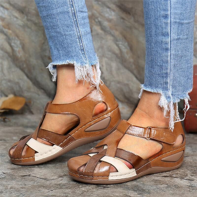 Nina – Women's Vintage Orthopedic Sandals - Image 4