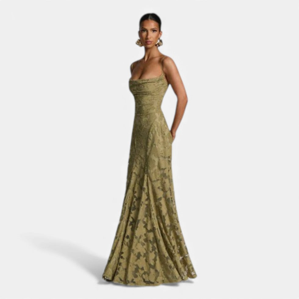 Amelia – Evening dress women with flared silhouette - Image 12
