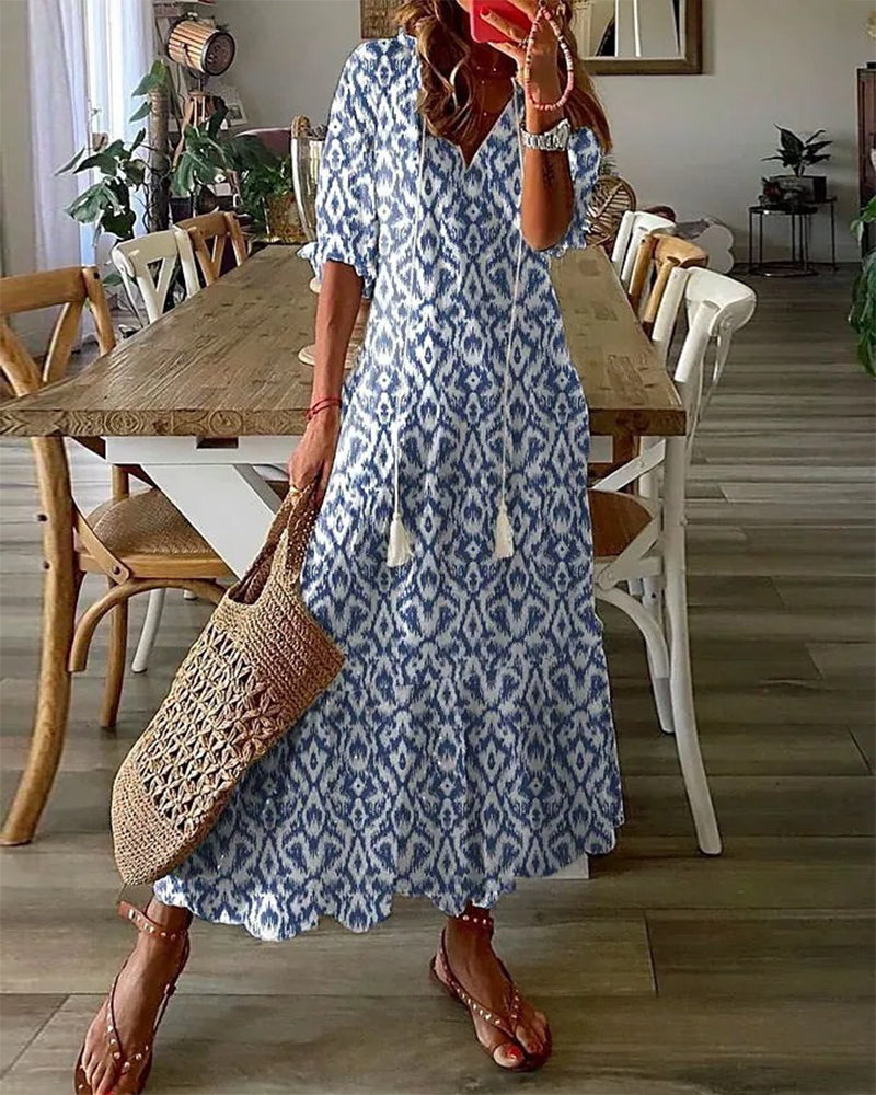 Valeria – Boho-Kleid mit lockerem Schnitt
