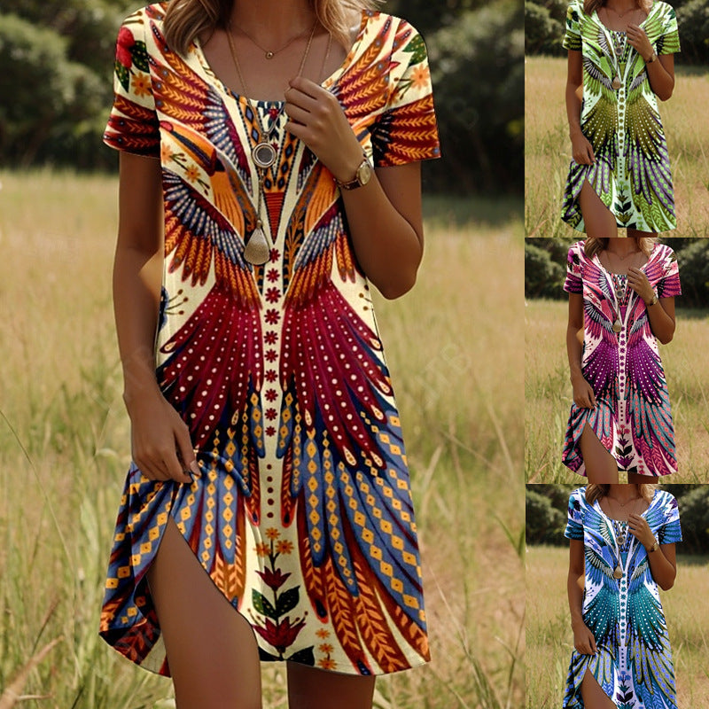 Carina – Trendy Ethnic Summer Dress for Women - Image 1