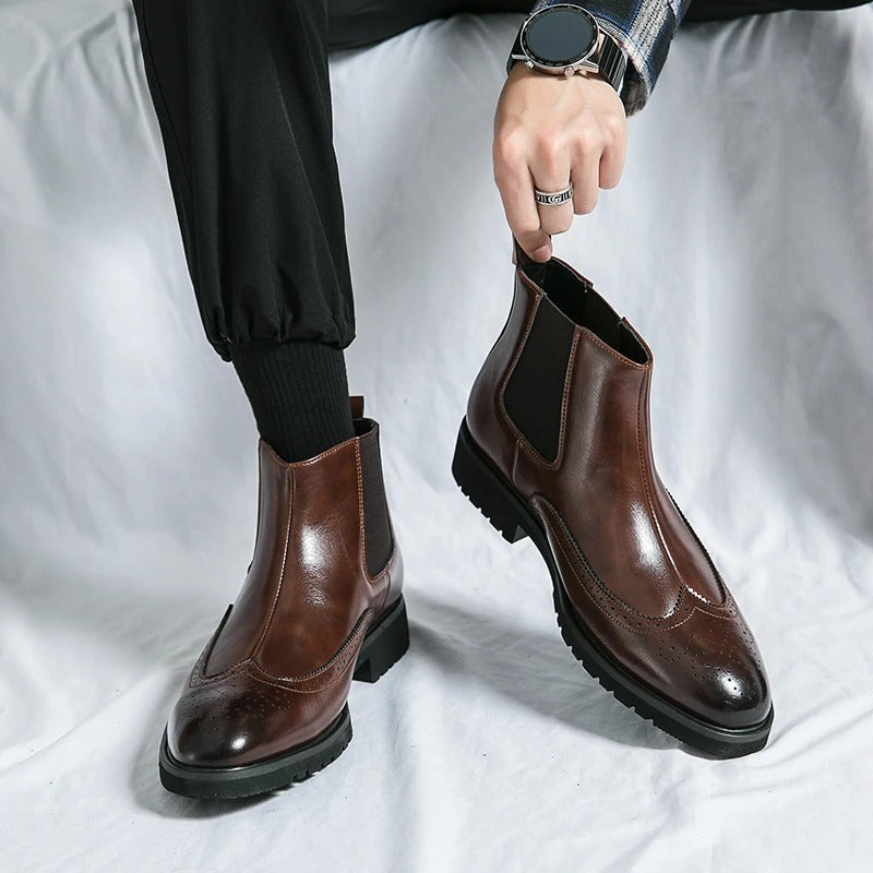 Louis – Genuine Leather Chelsea Boots - Image 5