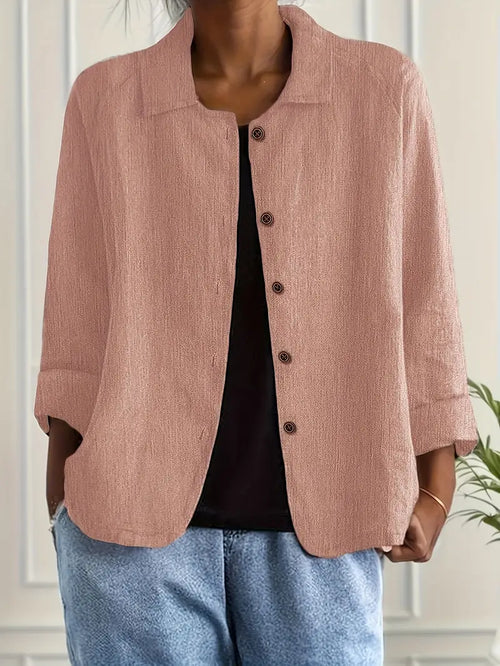 Clara – Women Jacket with Button Closure Jacket - Image 2