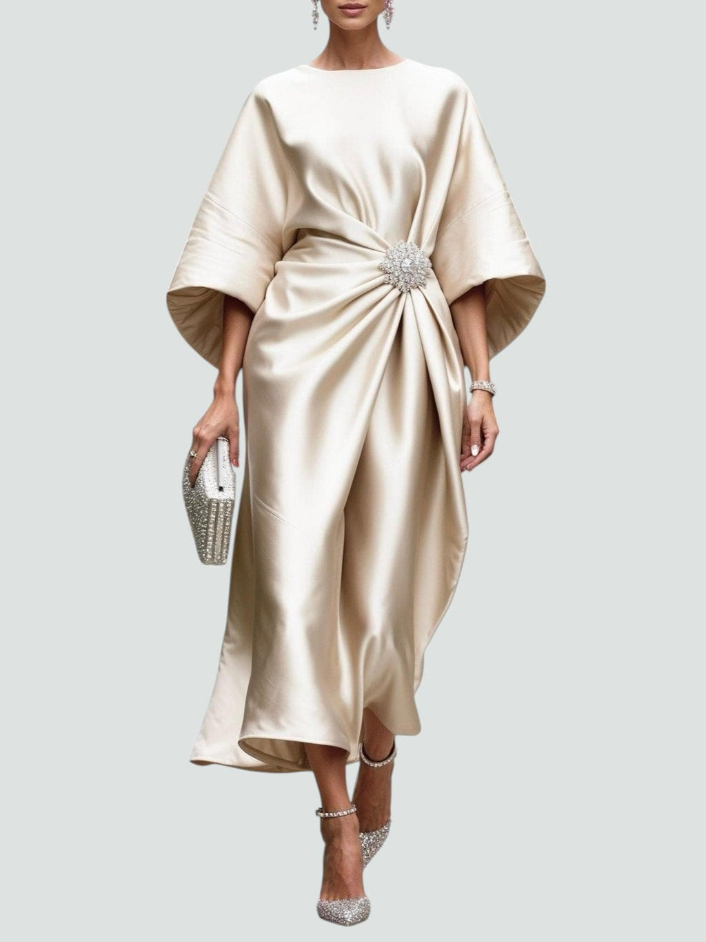 Sophie – Elegant Draped Dress - Image 6
