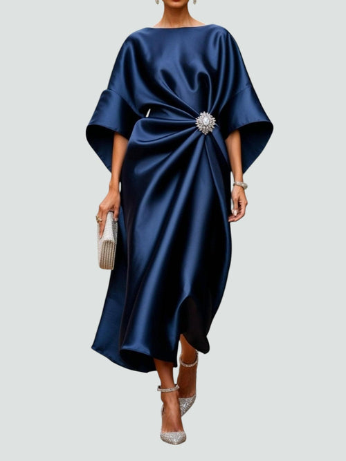 Sophie – Elegant Draped Dress - Image 1