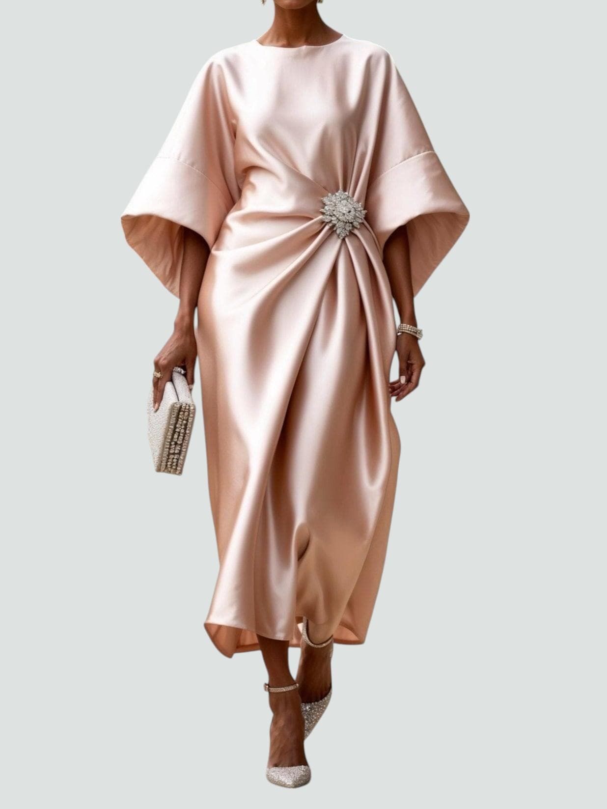 Sophie – Elegant Draped Dress - Image 5