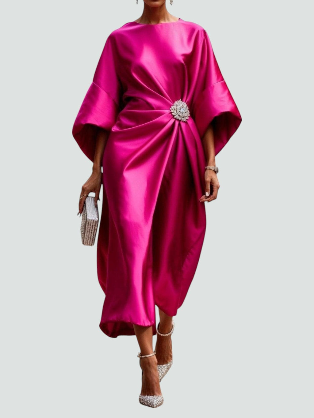 Sophie – Elegant Draped Dress - Image 4