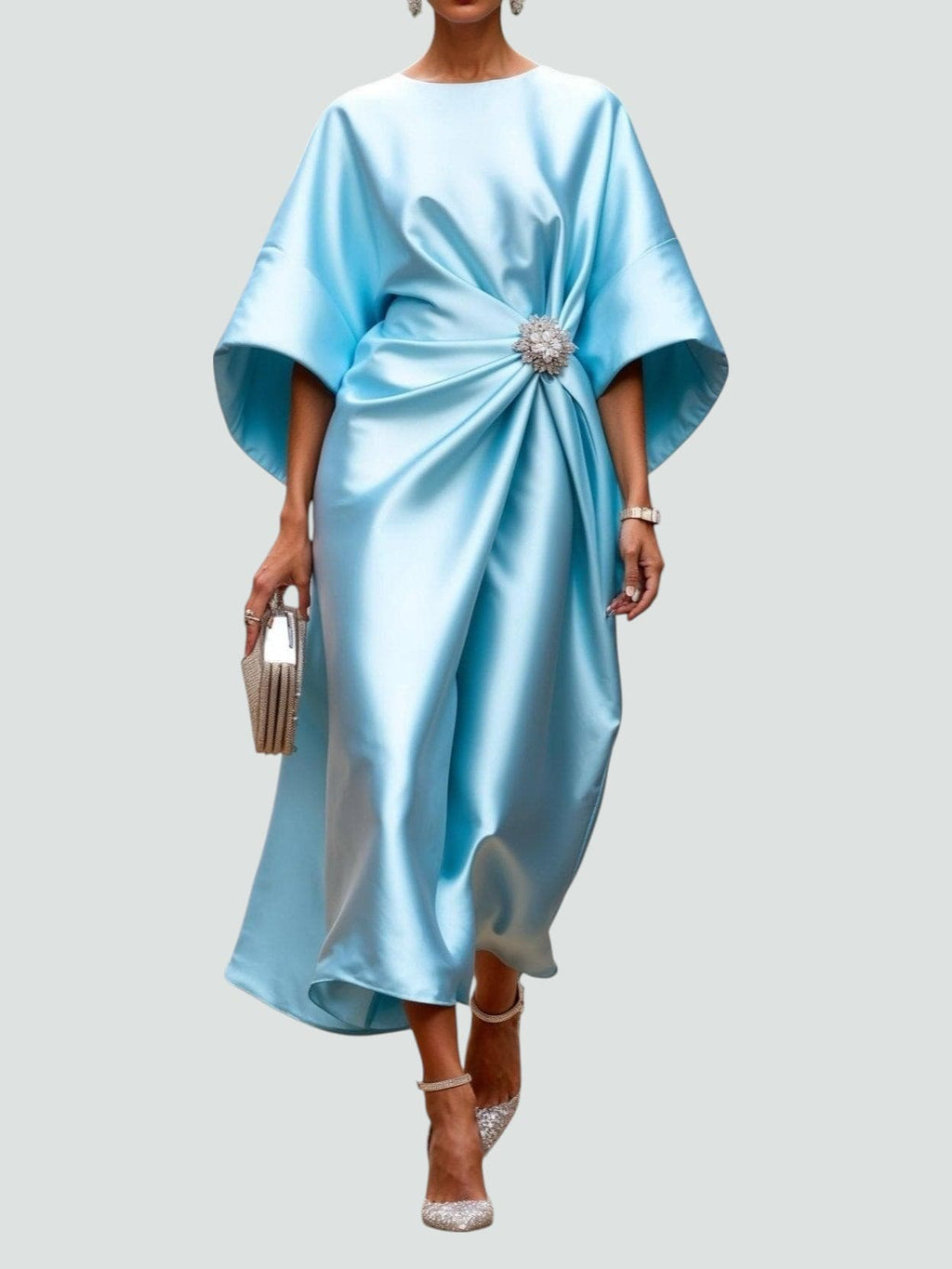 Sophie – Elegant Draped Dress - Image 3