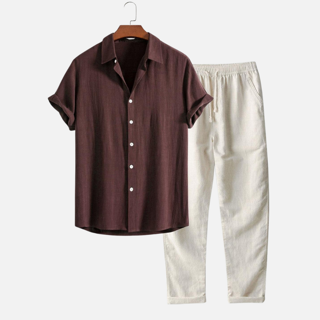 Elias – Men's Old Money Linen Summer Set - Image 4