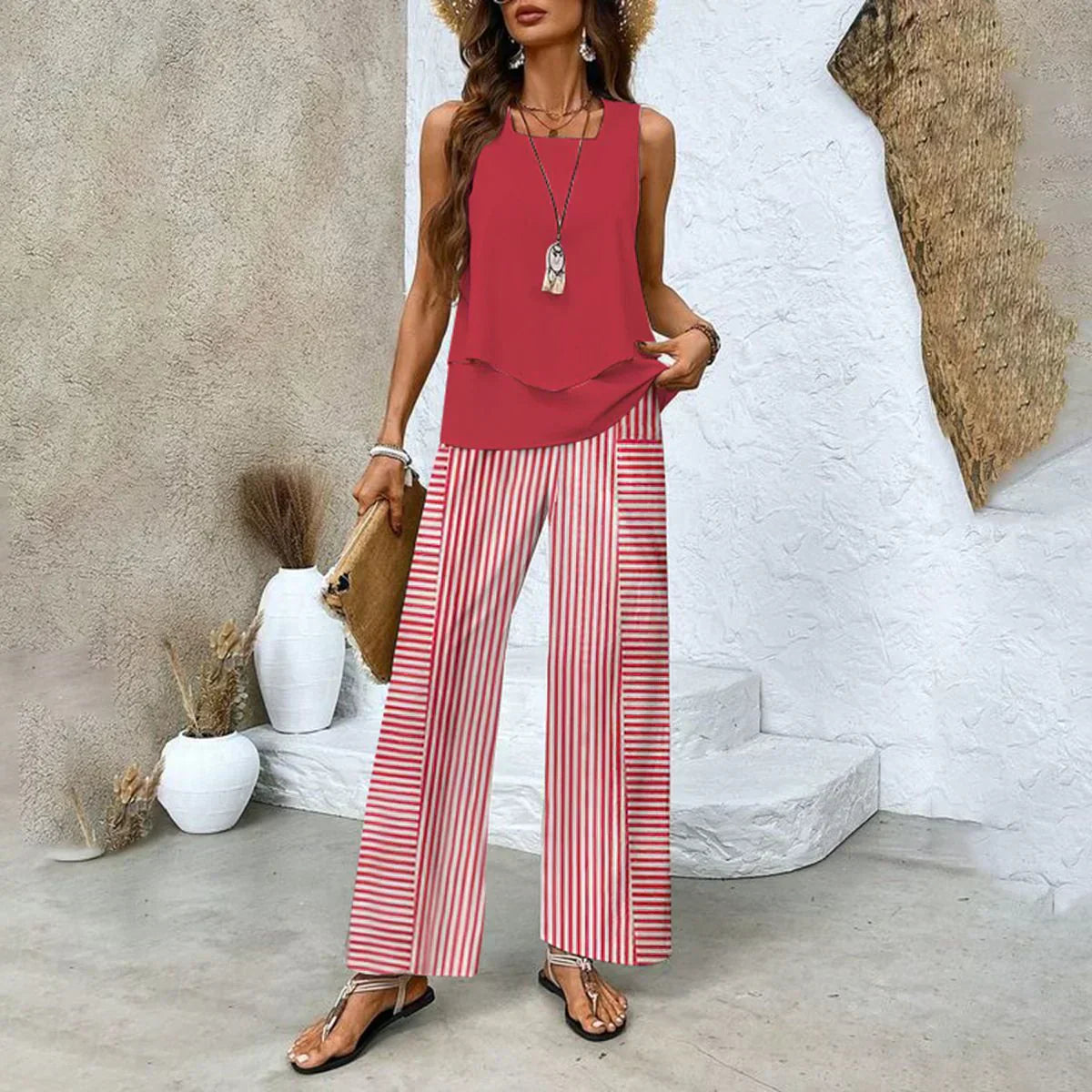 Mara – Trendiges 2-teiliges Sommer-Set