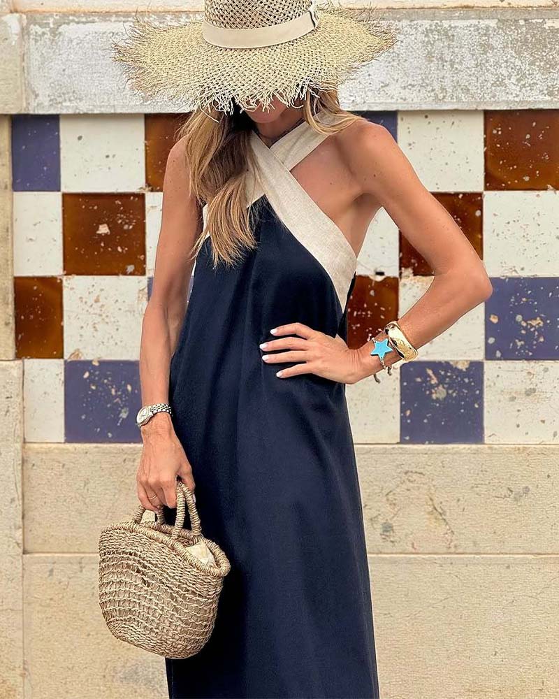 Emma – Women Breathable Crossed Maxi Dress - Image 14