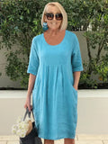 Sandra – Women Loose with Pockets Dress - Image 6