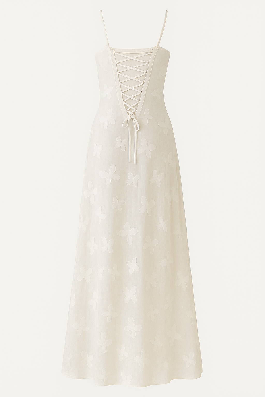 Lara – Elegant Corset Lacing and Floral Dress for Women - Image 4