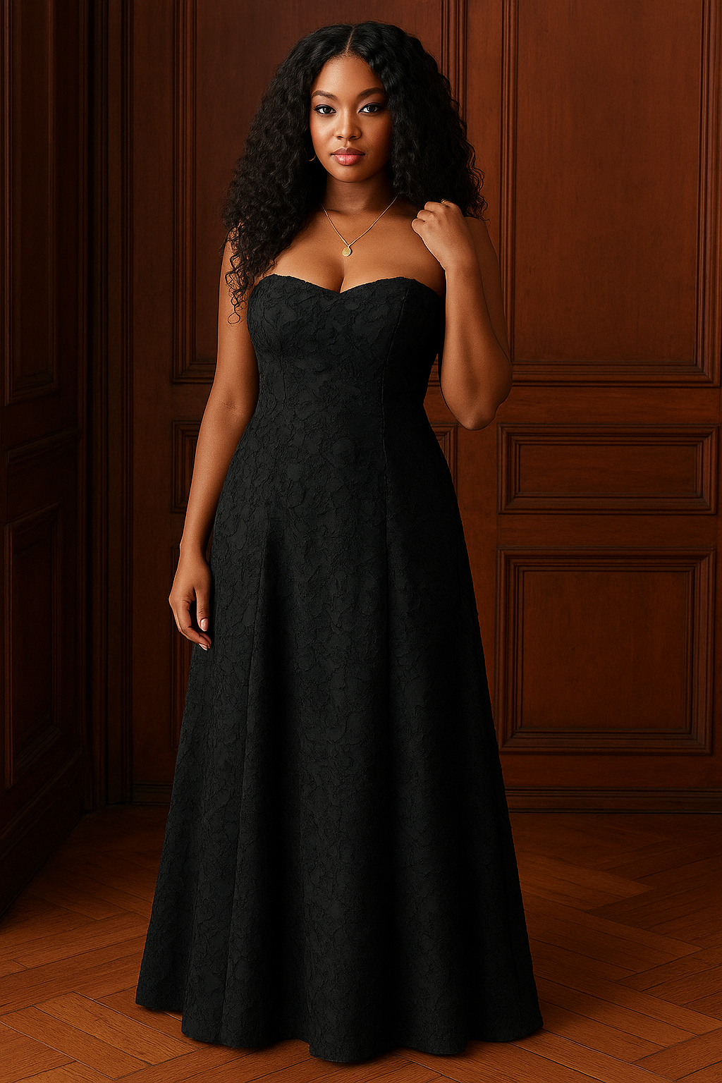 Lara – Elegant Corset Lacing and Floral Dress for Women - Image 10
