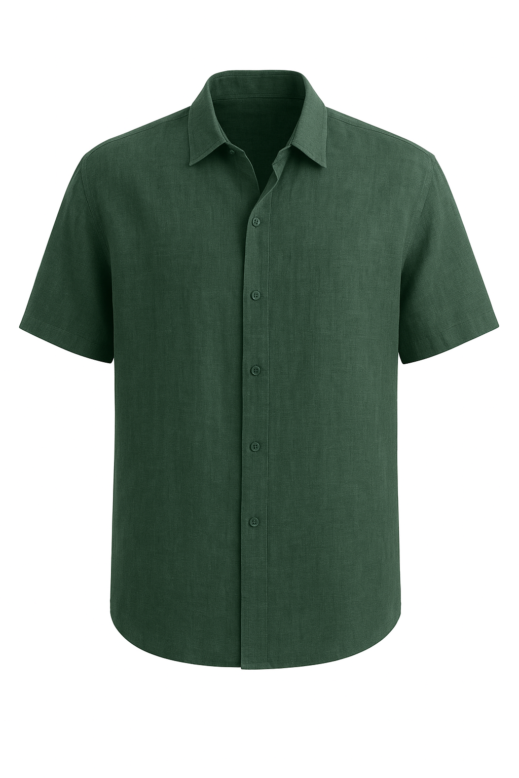 Robert – Casual cotton and linen Short Sleeve Shirt for Men - Image 8