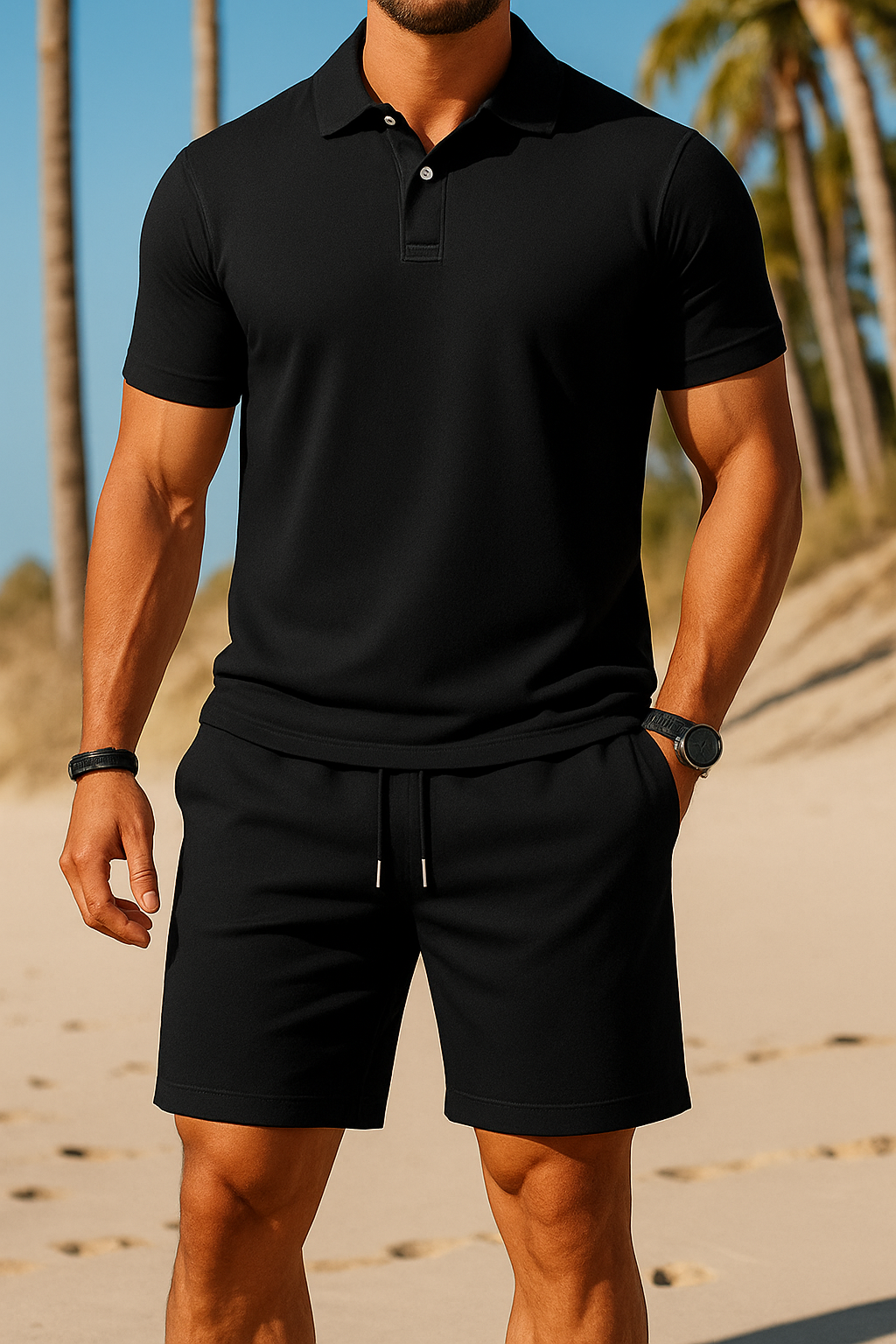 Adrian – Casual Summer Polo Set for Men - Image 6
