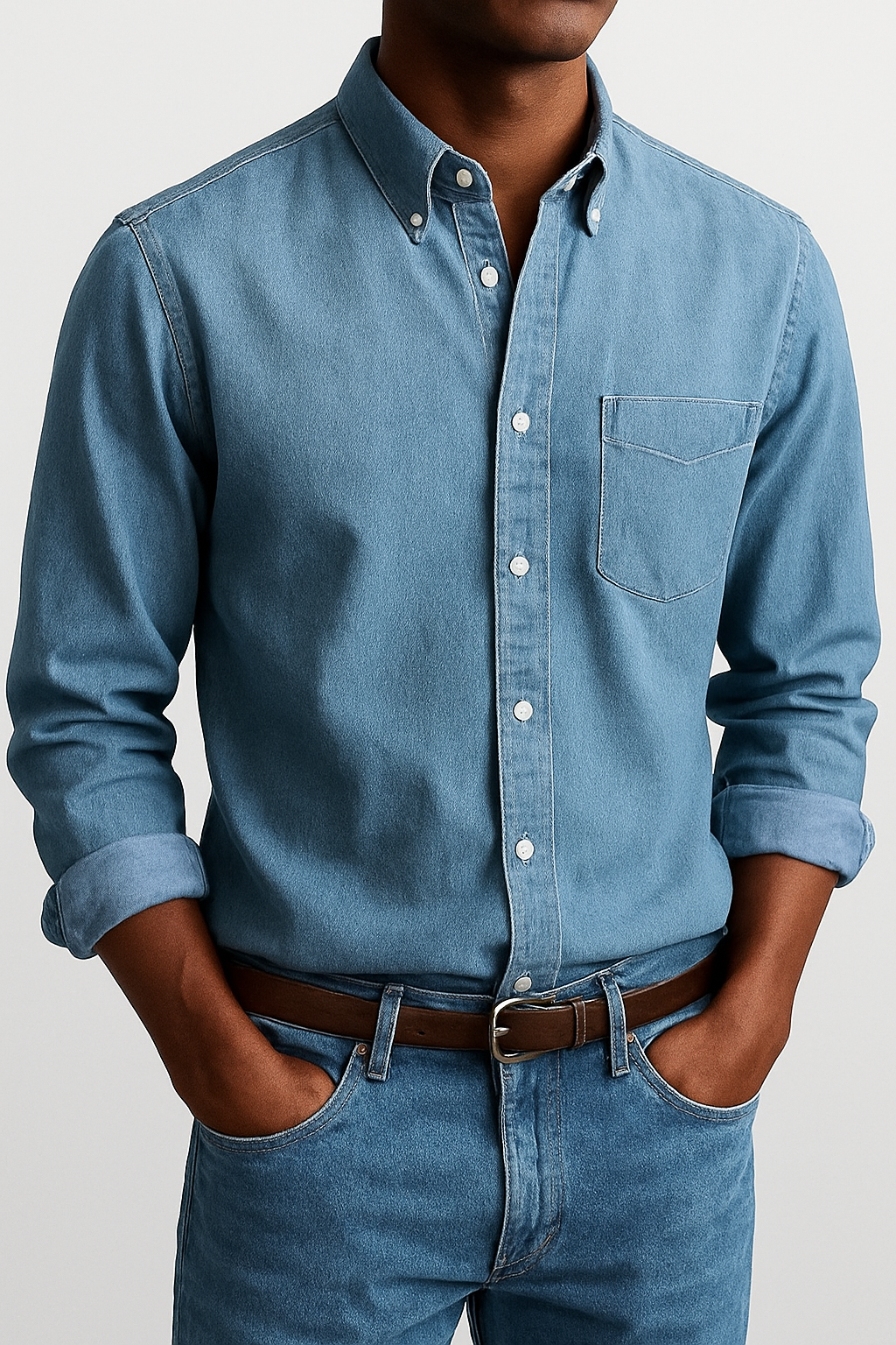 Viktor – Classic Button-Up Shirt for Men - Image 10