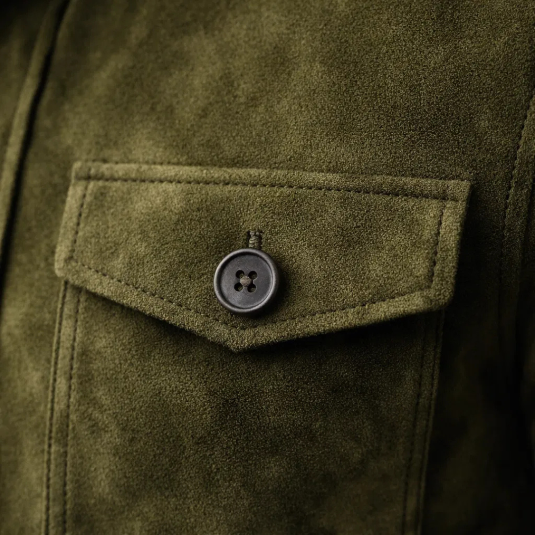 Herren Utility-Jacke im lässigen Design mit Knopfverschluss - J&B - 5 - Atelier-Zofia