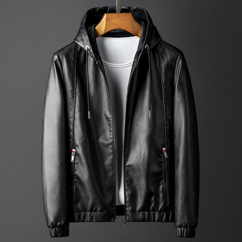 Herren-Bomberjacke mit Kapuze - Trendiger Freizeitlook mit praktischen Reißverschluss - J&B - 5 - Atelier-Zofia