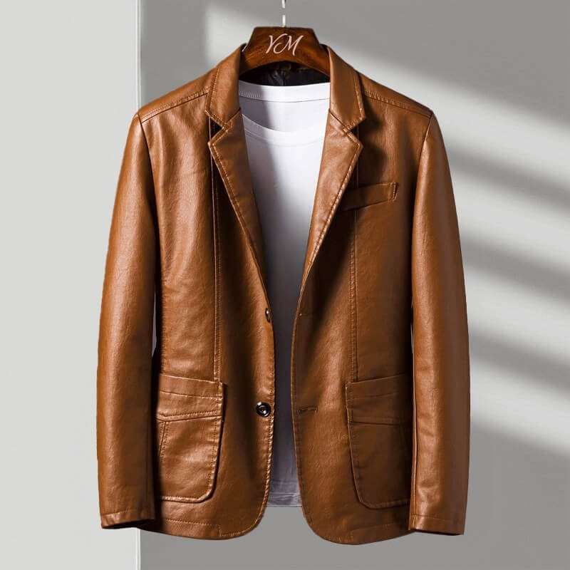 Stilvoller Herren Blazer mit figurbetonter Passform und elegantem Revers - J&B - 5 - Atelier-Zofia