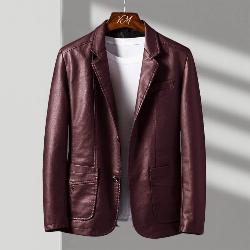 Stilvoller Herren Blazer mit figurbetonter Passform und elegantem Revers - J&B - 1 - Atelier-Zofia