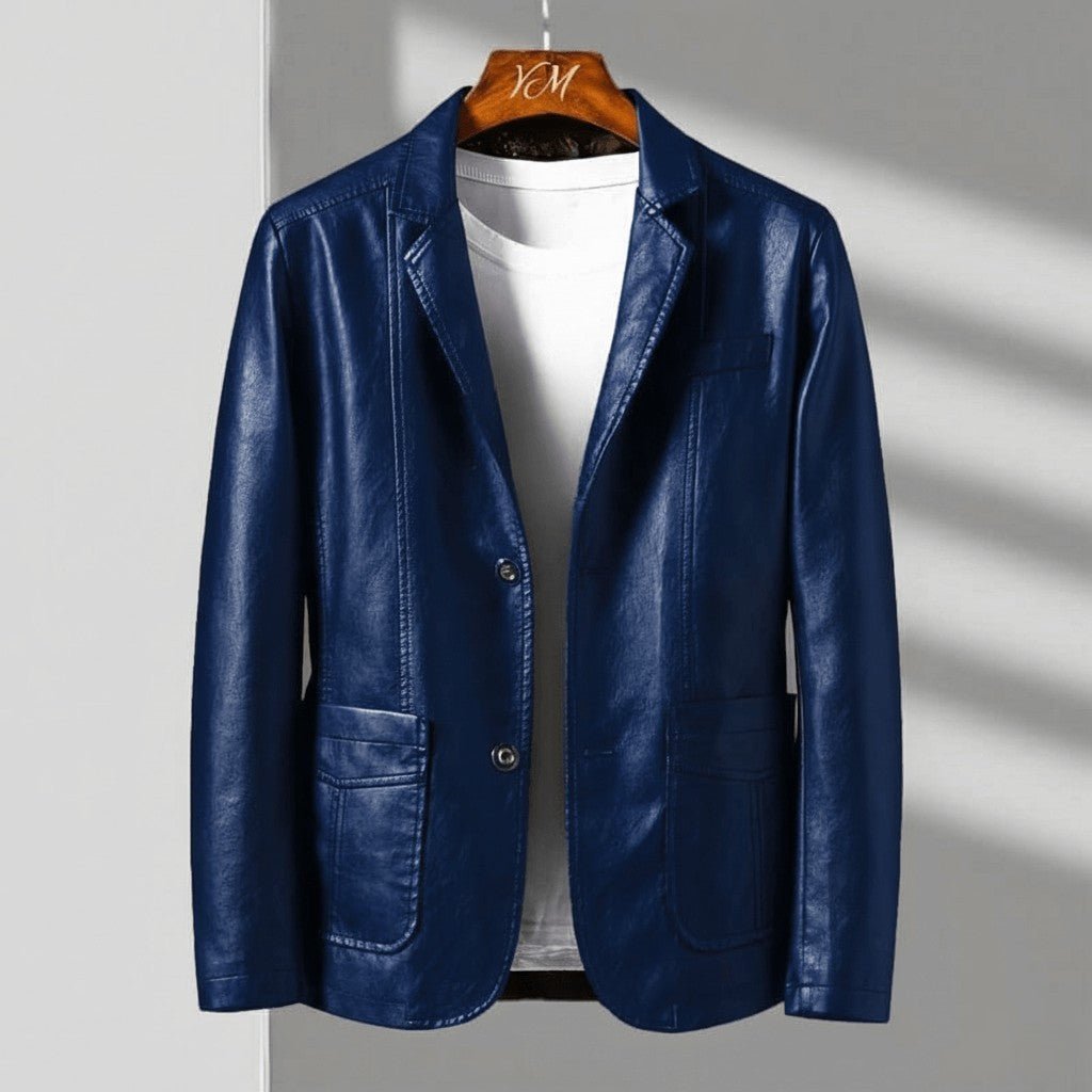 Stilvoller Herren Blazer mit figurbetonter Passform und elegantem Revers - J&B - 2 - Atelier-Zofia
