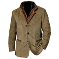 Stylische Herrenjacke im Utility-Design mit kontrastierendem Kragen - J&B - 2 - Atelier-Zofia