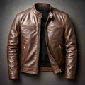 Herren Lederjacke – Elegante Passform mit modernem Design - J&B - 1 - Atelier-Zofia