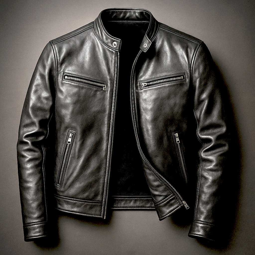 Herren Lederjacke – Elegante Passform mit modernem Design - J&B - 3 - Atelier-Zofia
