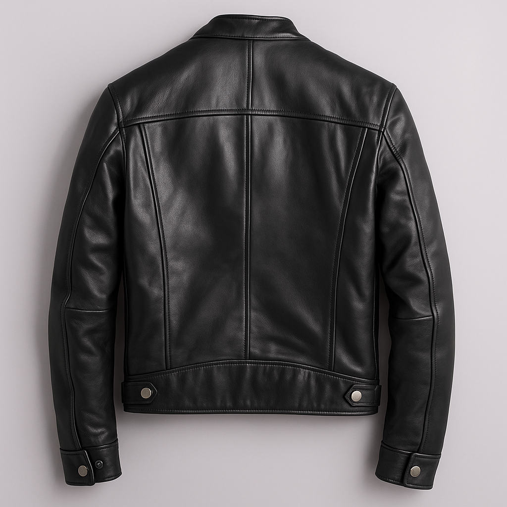 Herren Lederjacke – Elegante Passform mit modernem Design - J&B - 5 - Atelier-Zofia
