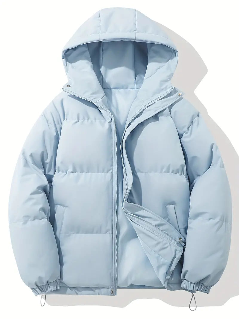 Damen Steppjacke mit Kapuze und durchgehendem Reißverschluss - J&B - 1 - Atelier-Zofia