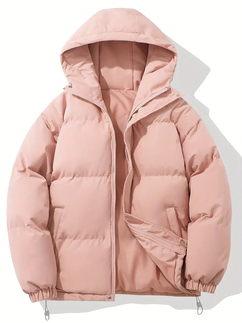 Damen Steppjacke mit Kapuze und durchgehendem Reißverschluss - J&B - 6 - Atelier-Zofia