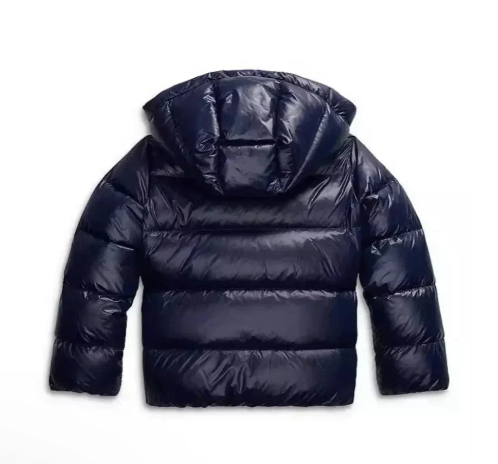 Damen Daunenjacke mit Kapuze und Reißverschluss - J&B - 6 - Atelier-Zofia
