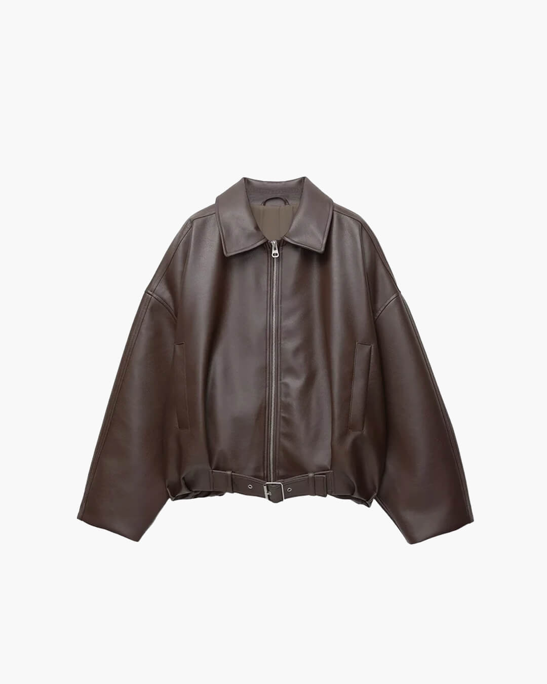 Damen Bomberjacke im Oversized-Stil mit Taillengürtel - J&B - 1 - Atelier-Zofia