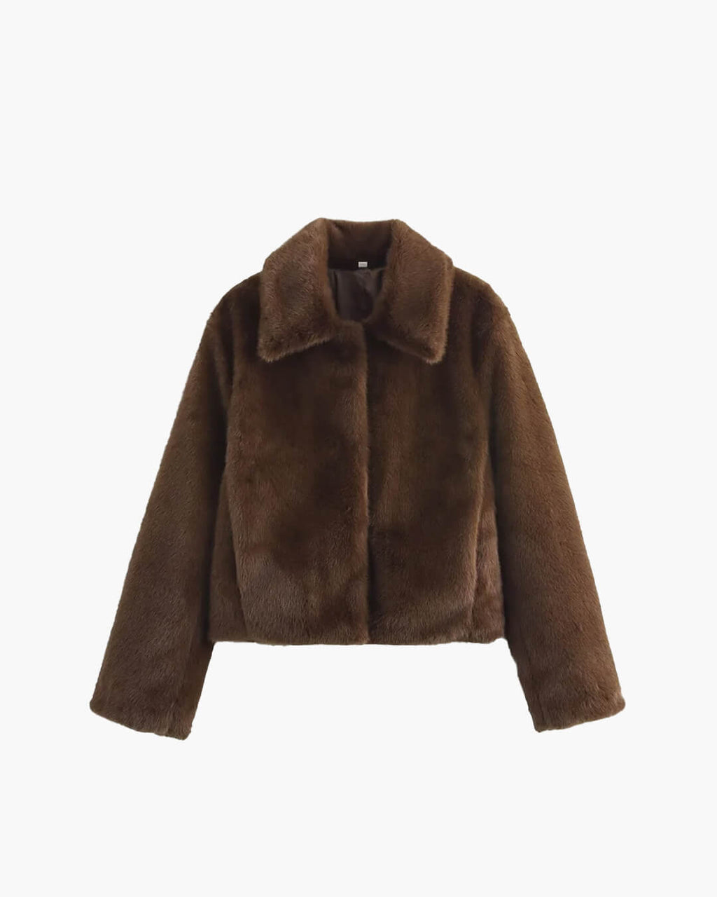 Elegante Damen Kunstfelljacke, Kurzschnitt für stilvolle Auftritte - J&B - 1 - Atelier-Zofia