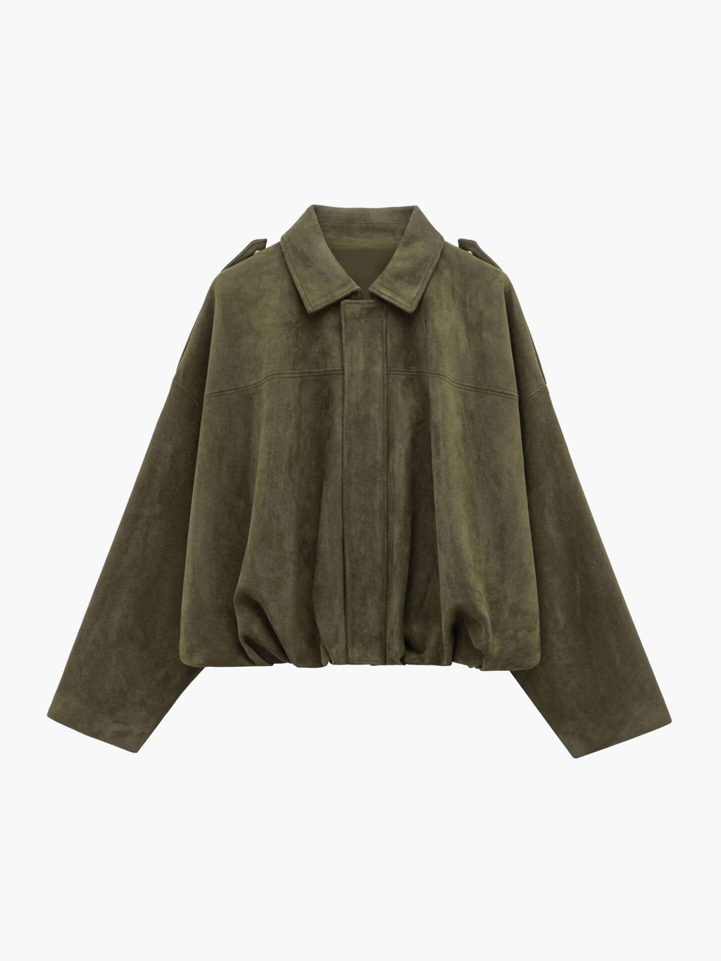 Damen Bomberjacke im modernen Oversized-Design mit robustem Reißverschluss - J&B - 1 - Atelier-Zofia