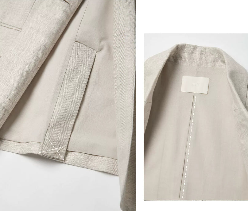 Lässiger Damen Blazer mit elegantem Revers - J&B - 2 - Atelier-Zofia