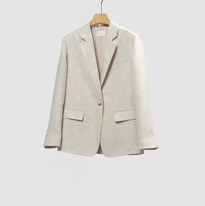 Lässiger Damen Blazer mit elegantem Revers - J&B - 5 - Atelier-Zofia