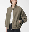 Moderne Bomberjacke für Damen mit Reißverschluss und lässigem Schnitt - J&B - 7 - Atelier-Zofia