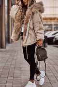Eleganter Damen-Parka mit Kunstfell und Kapuze - J&B - 1 - Atelier-Zofia