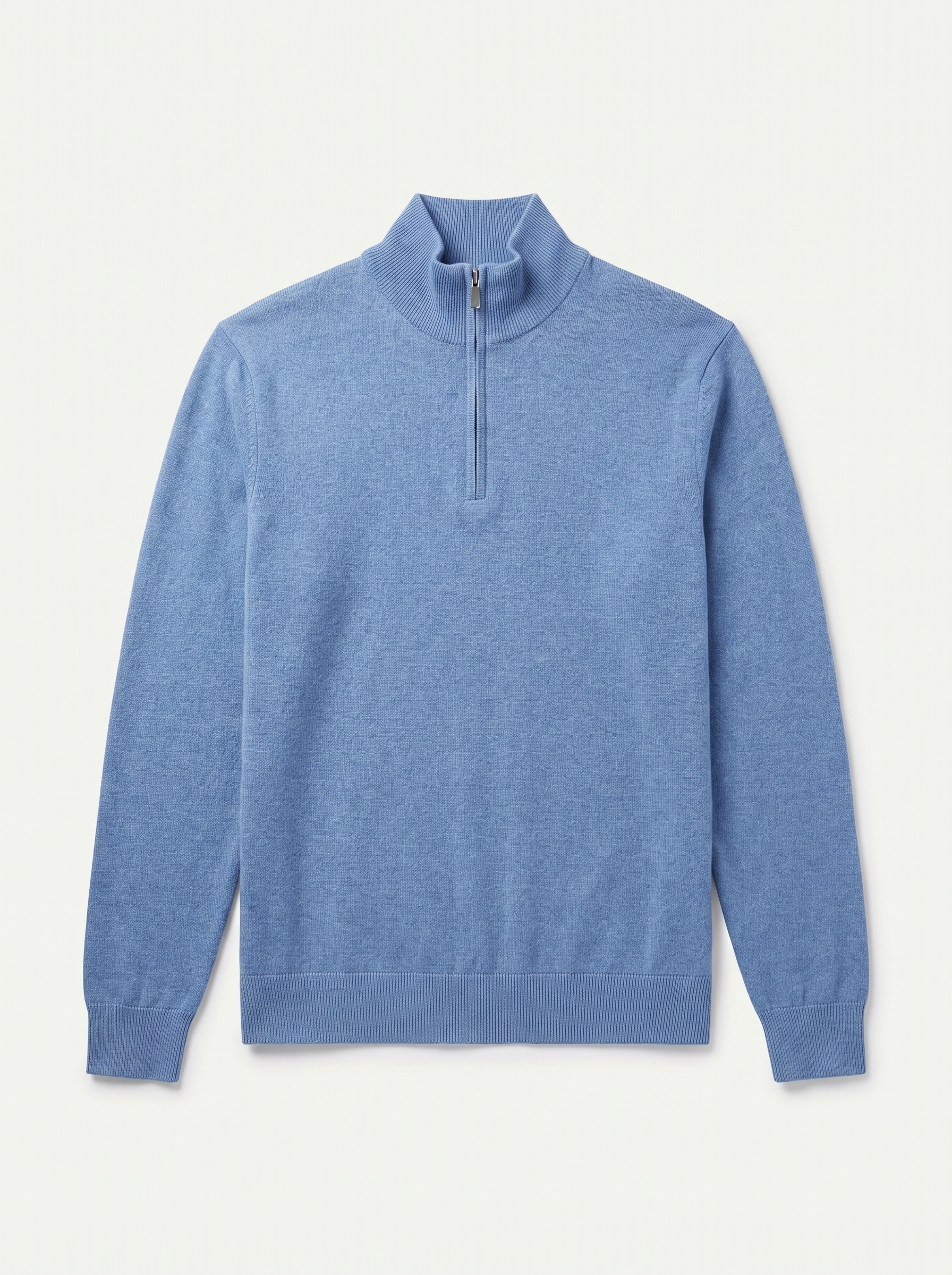 Hochwertiger Herrenpullover mit Stehkragen und Reißverschluss - J&B - 4 - Atelier-Zofia