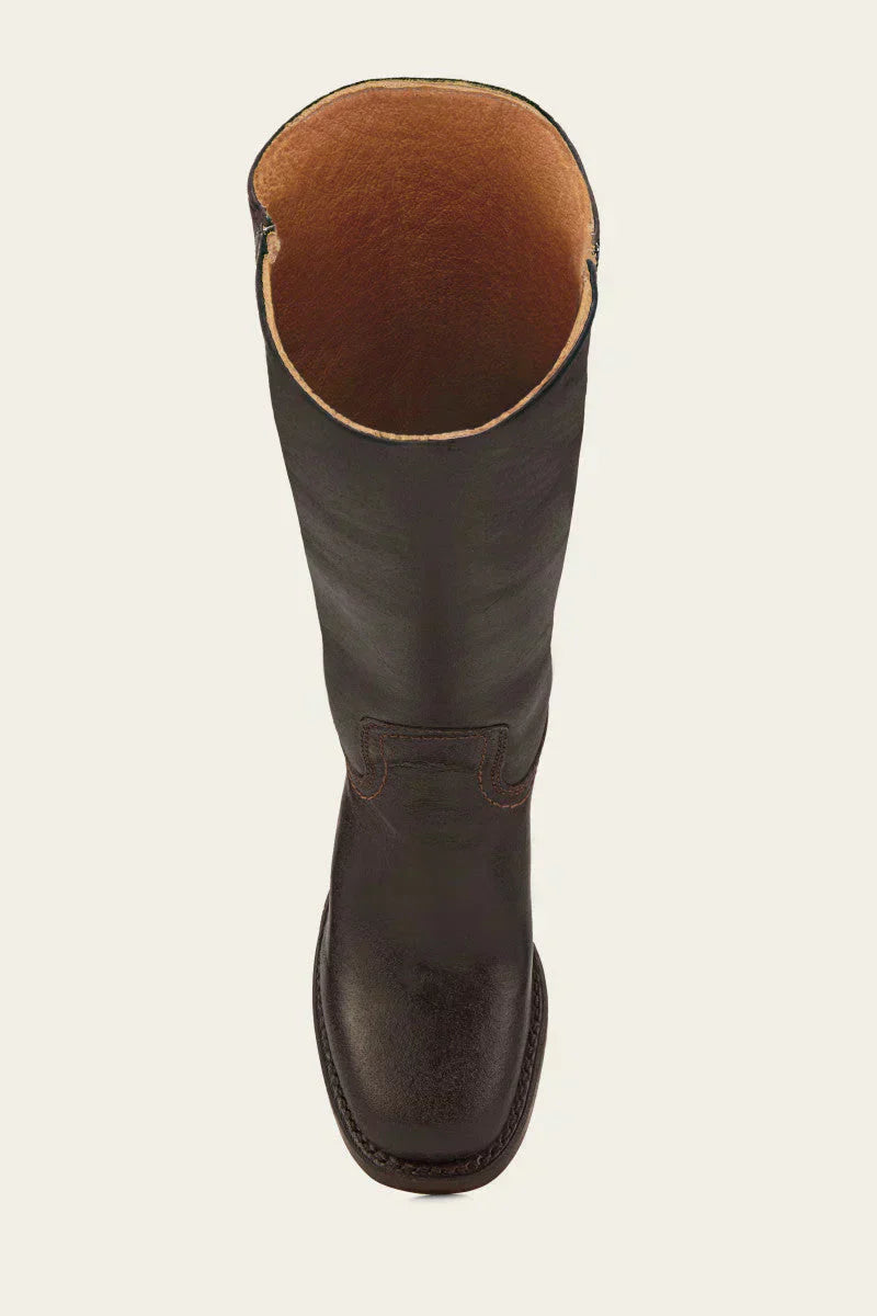 Elegante Damenstiefel in Wadenhöhe – Stilvolles Design mit geschlossener Spitze und komfortablem Blockabsatz - J&B - 9 - Atelier-Zofia