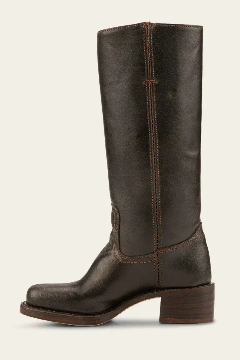 Elegante Damenstiefel in Wadenhöhe – Stilvolles Design mit geschlossener Spitze und komfortablem Blockabsatz - J&B - 12 - Atelier-Zofia