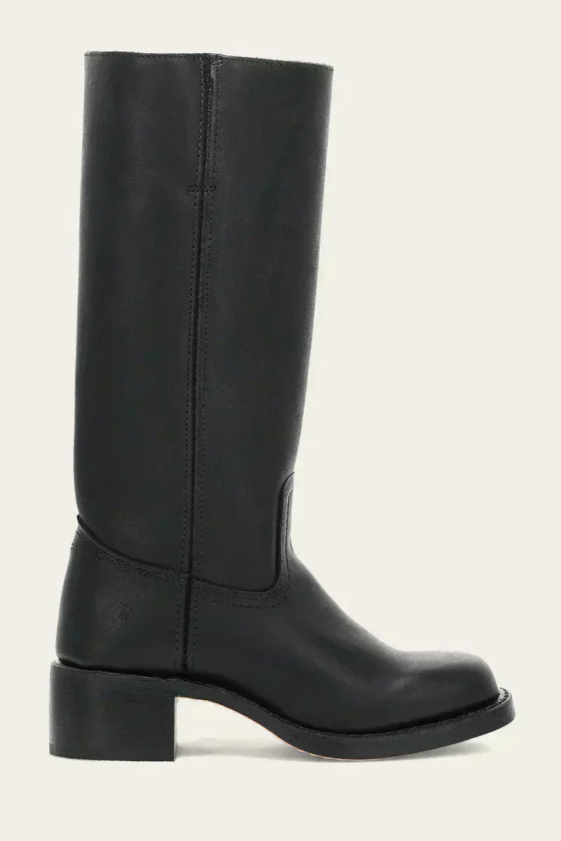 Elegante Damenstiefel in Wadenhöhe – Stilvolles Design mit geschlossener Spitze und komfortablem Blockabsatz - J&B - 14 - Atelier-Zofia