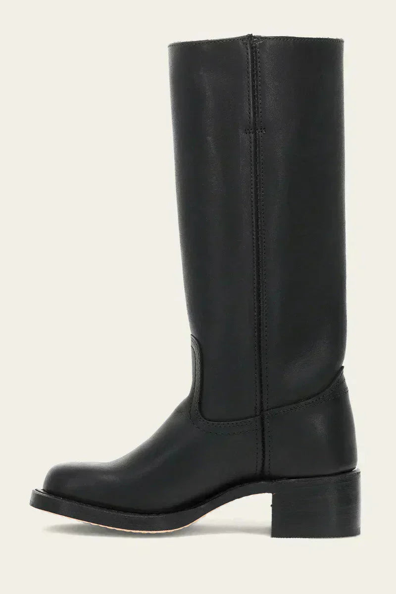 Elegante Damenstiefel in Wadenhöhe – Stilvolles Design mit geschlossener Spitze und komfortablem Blockabsatz - J&B - 15 - Atelier-Zofia
