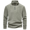 Moderne Herrenjacke mit Teilreißverschluss und kuscheligem Fleece - J&B - 7 - Atelier-Zofia