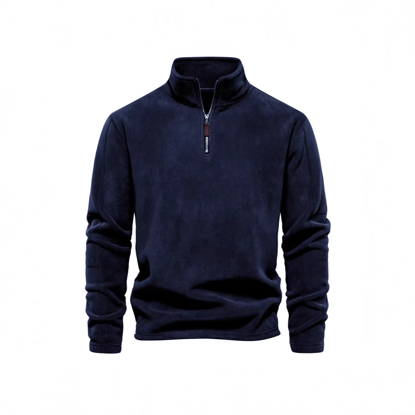 Moderne Herrenjacke mit Teilreißverschluss und kuscheligem Fleece - J&B - 8 - Atelier-Zofia