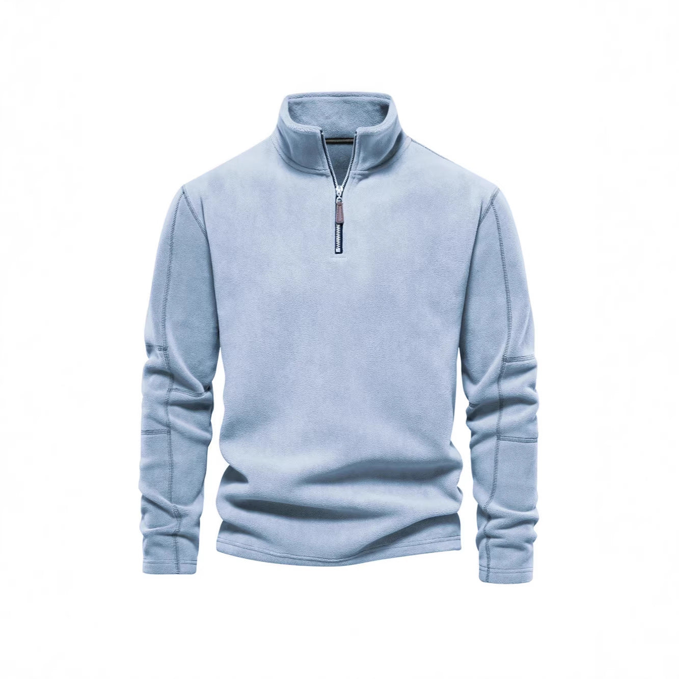 Moderne Herrenjacke mit Teilreißverschluss und kuscheligem Fleece - J&B - 9 - Atelier-Zofia