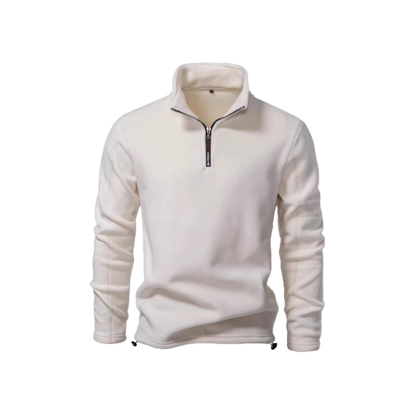 Moderne Herrenjacke mit Teilreißverschluss und kuscheligem Fleece - J&B - 10 - Atelier-Zofia