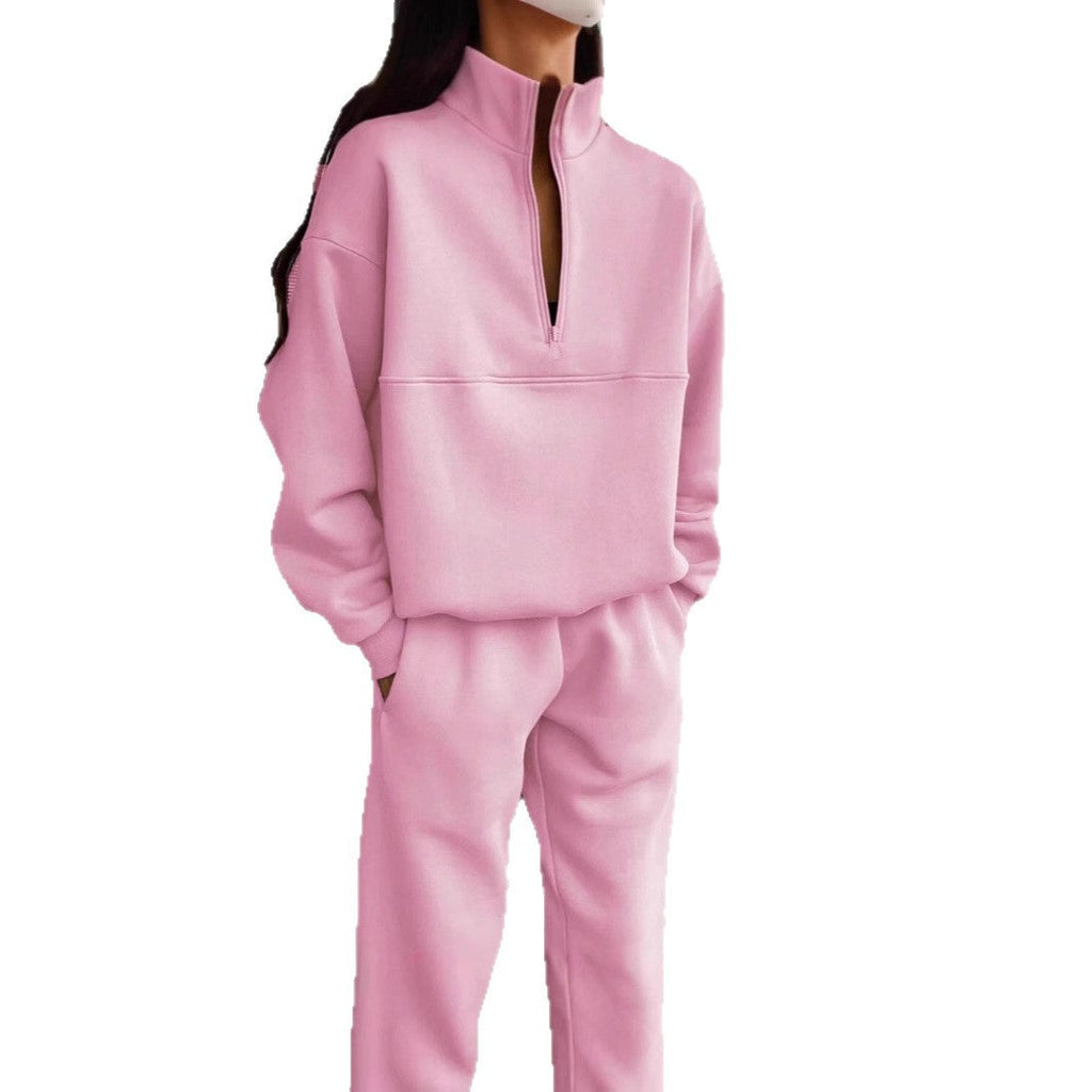 Modisches Oversize-Damen-Set mit Reißverschluss - J&B - 5 - Atelier-Zofia